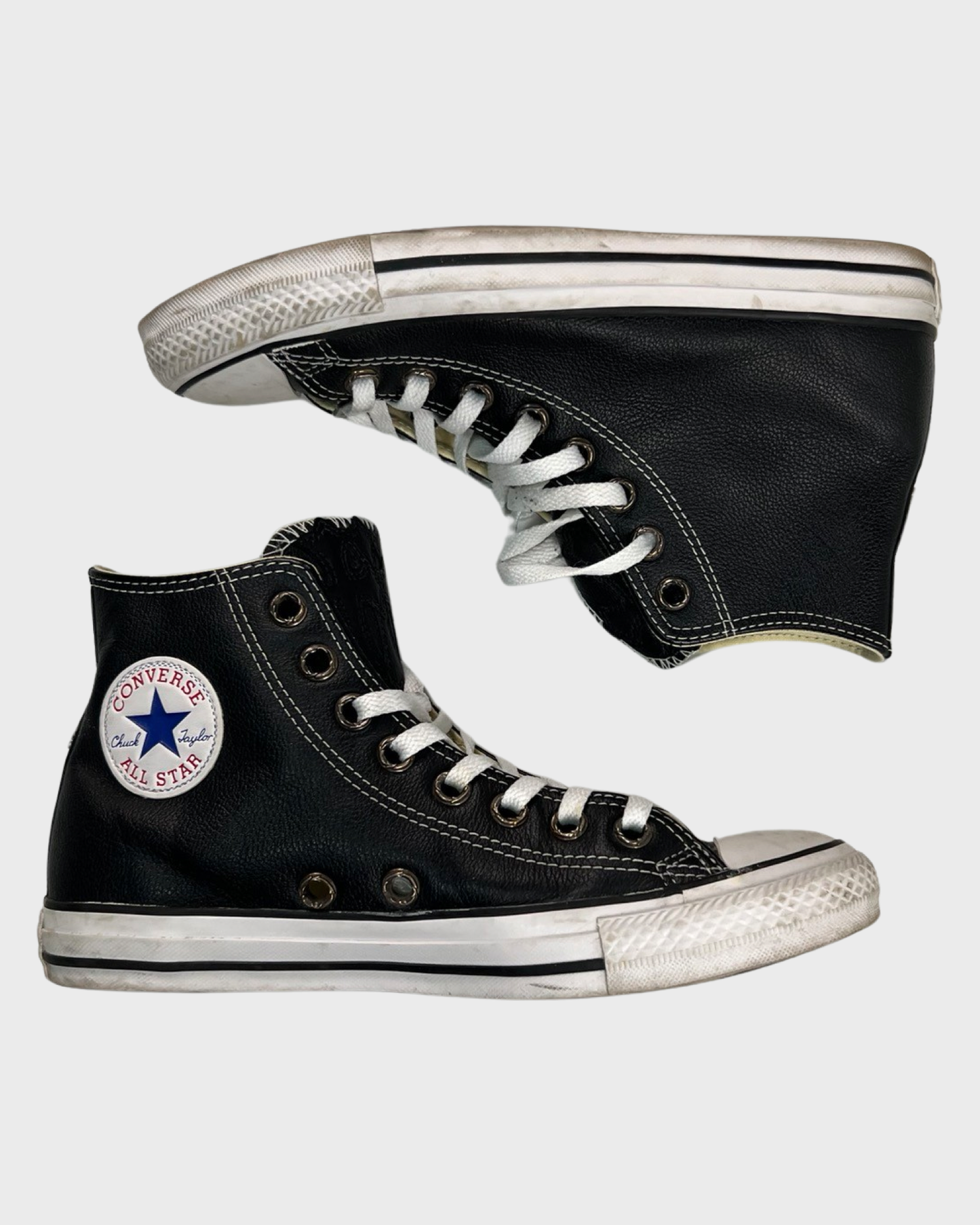 Chrome Hearts Converse Leather Black SZ:41