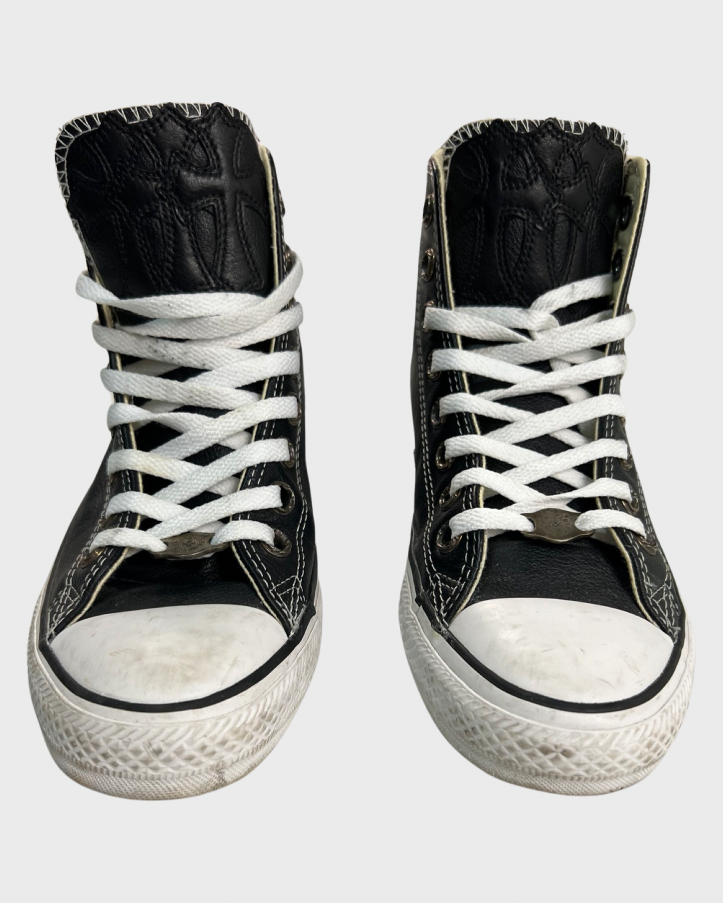 Chrome Hearts Converse Leather Black SZ:41