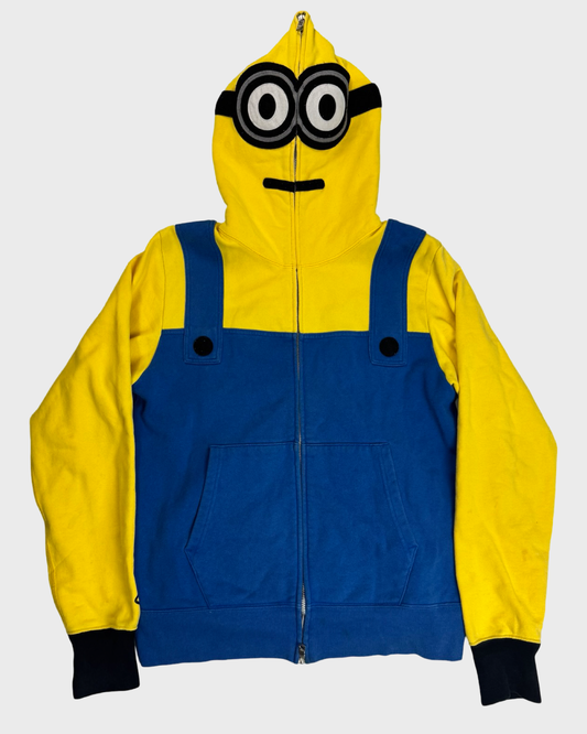 Bape x Minions zip up Hoodie SZ:M