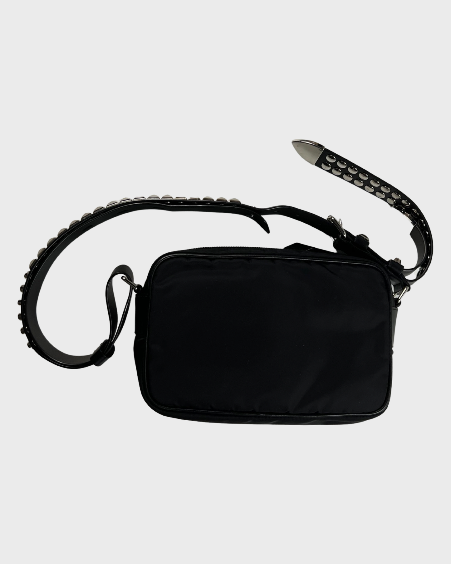 Prada  AW18 Studded rockstar Bag all Black SZ:OS