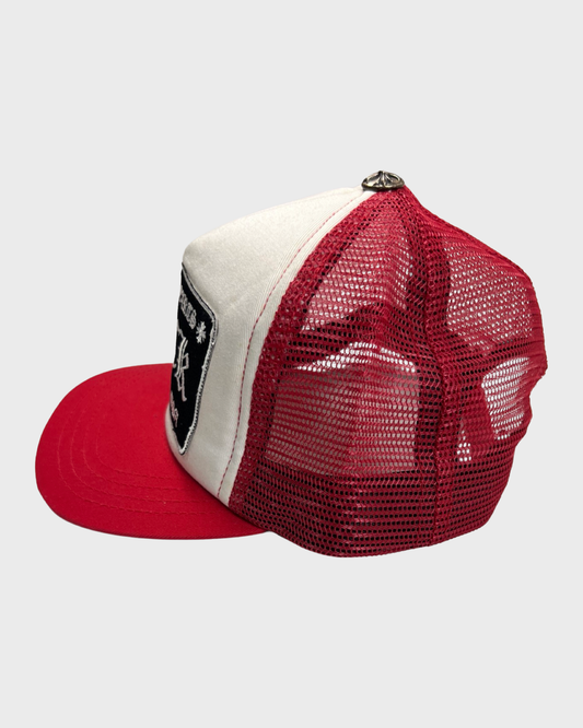 Chrome Hearts Red/ White Fuck Trucker hat SZ:OS