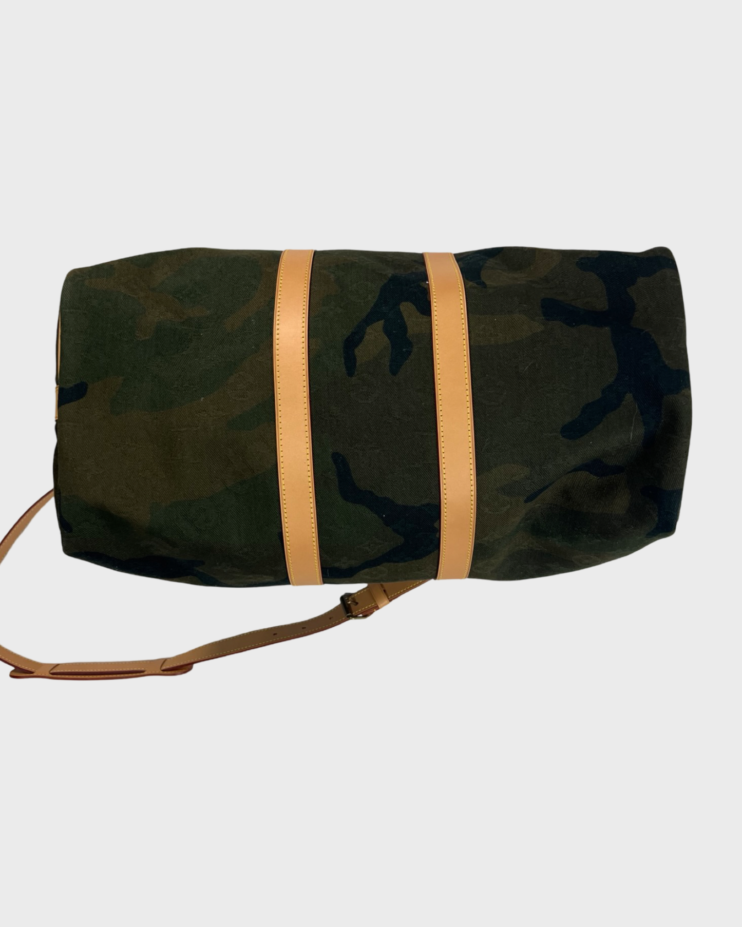 Louis Vuitton x Supreme SS17 CAMO KEEPALL TRAVEL Bag SZ:OS