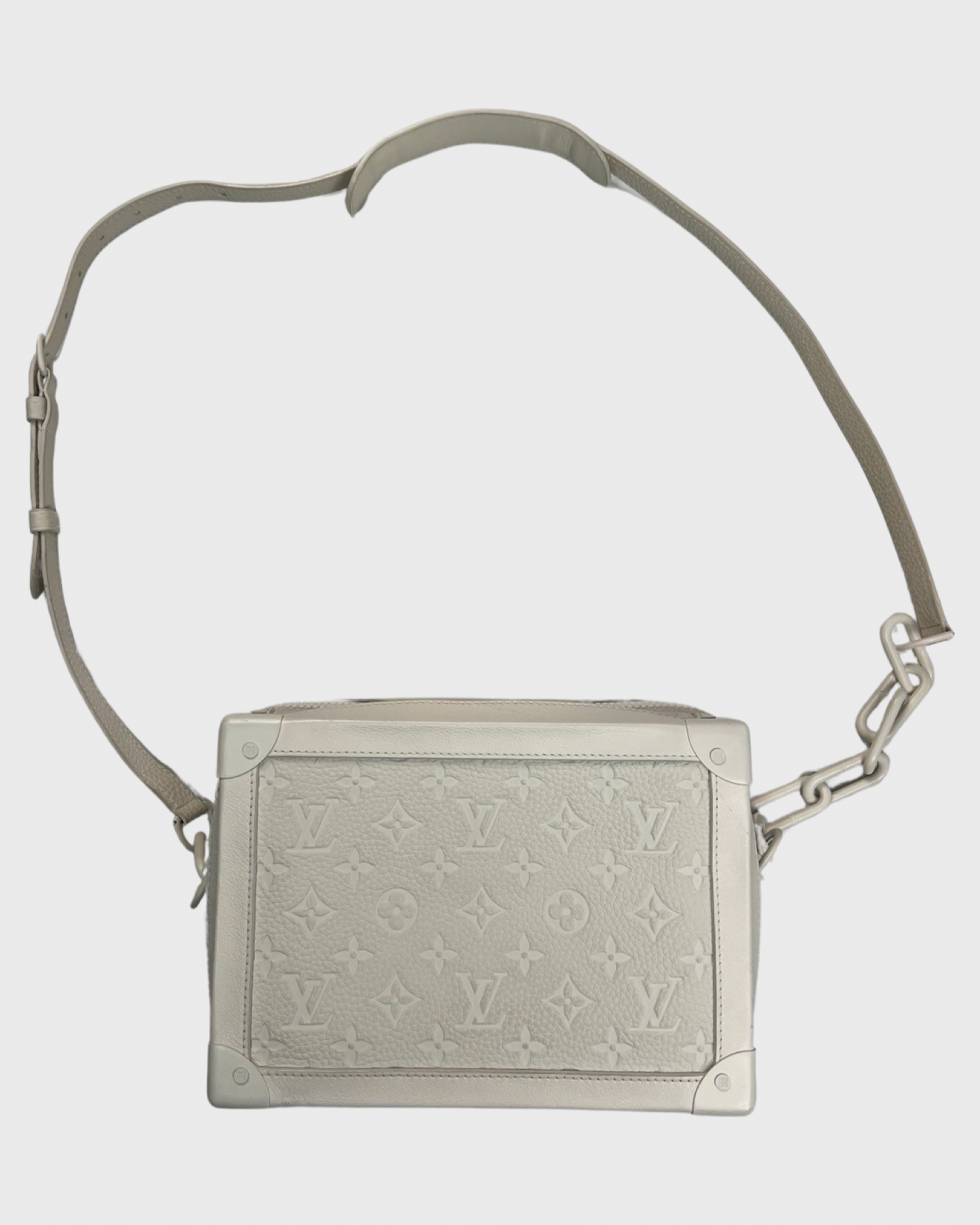 Louis Vuitton SS19 Soft Trunk White Bag SZ:OS