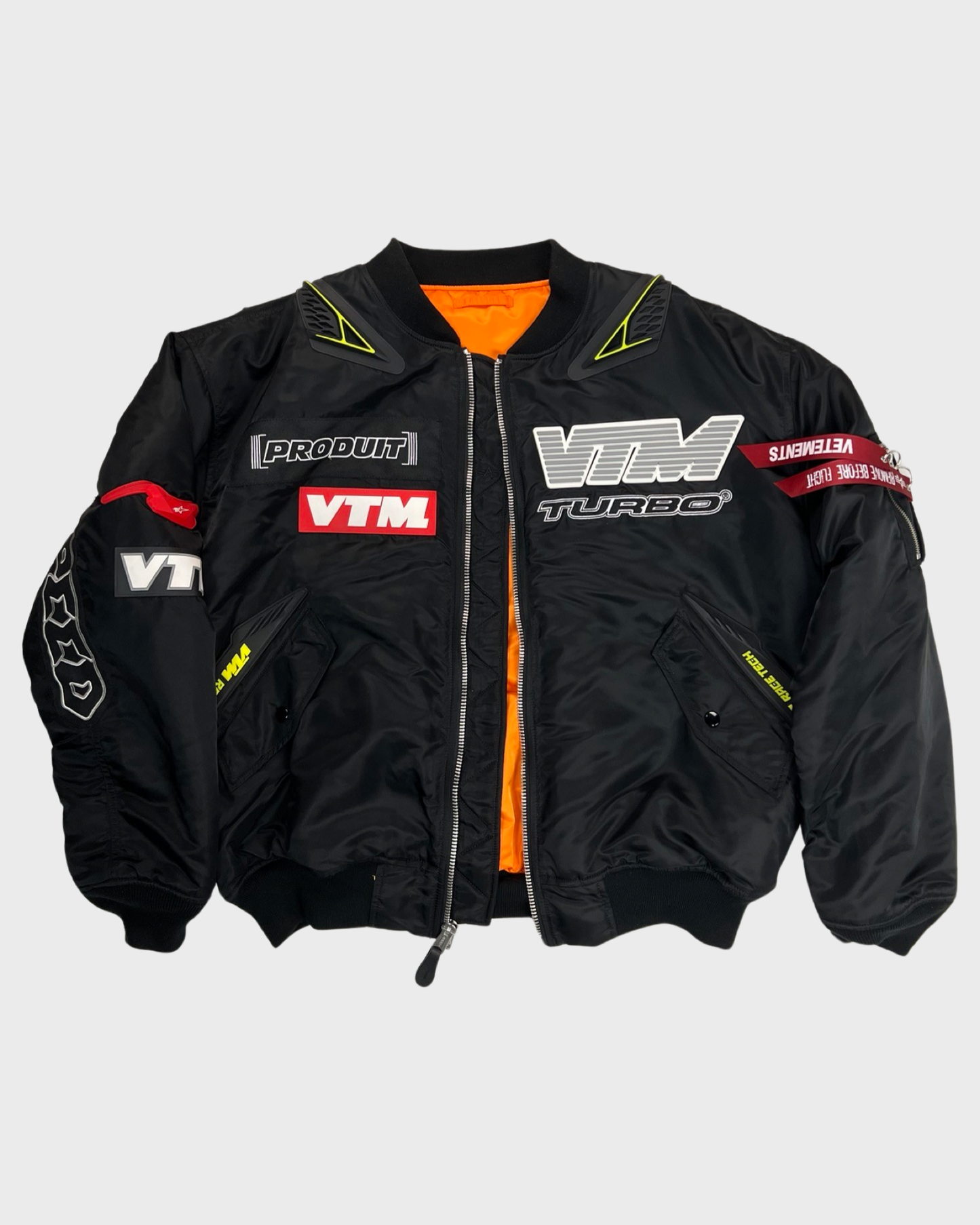 Vetements by GURAM moto Racing Bomber Black SZ:M