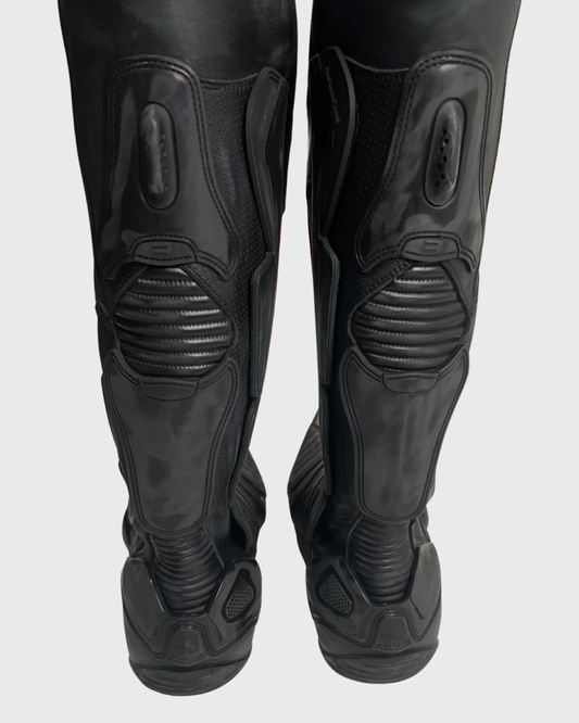 Balenciaga overknee high moto Racing Boots SZ:43