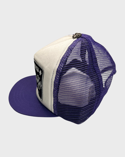 Chrome Hearts Purple/ White Fuck Trucker hat SZ:OS