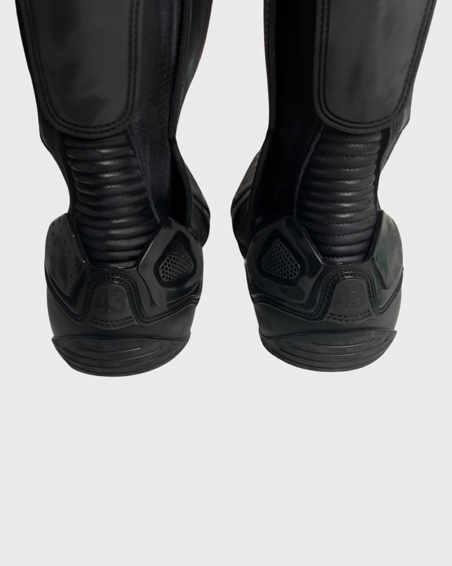 Balenciaga overknee high moto Racing Boots SZ:43