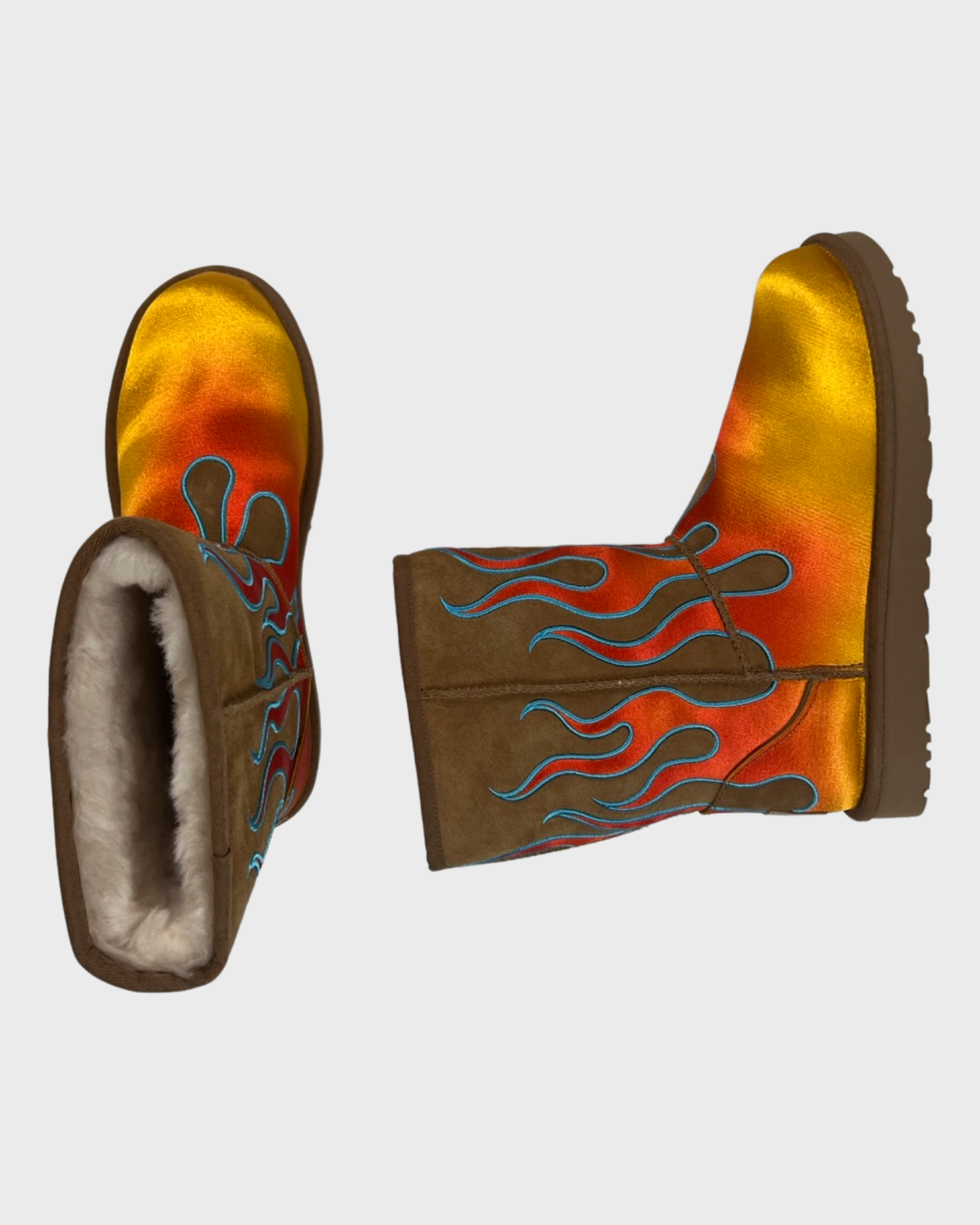UGG X Jermey Scott LIMITED EDITION Flames Boots SZ 42 Bankofgrails