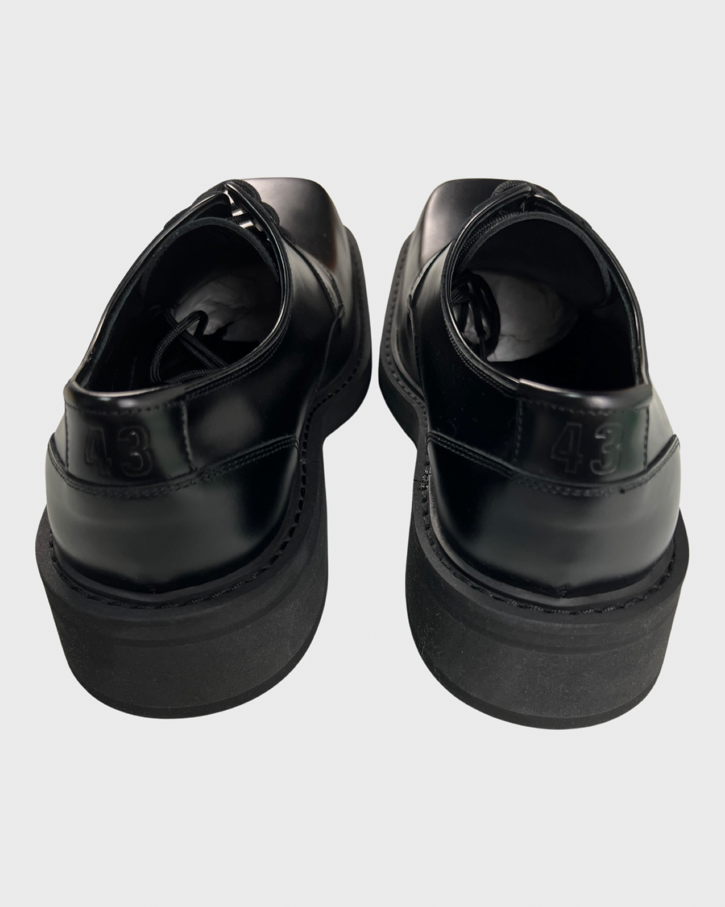 Balenciaga black inspector derbies shoes SZ:41|43|44