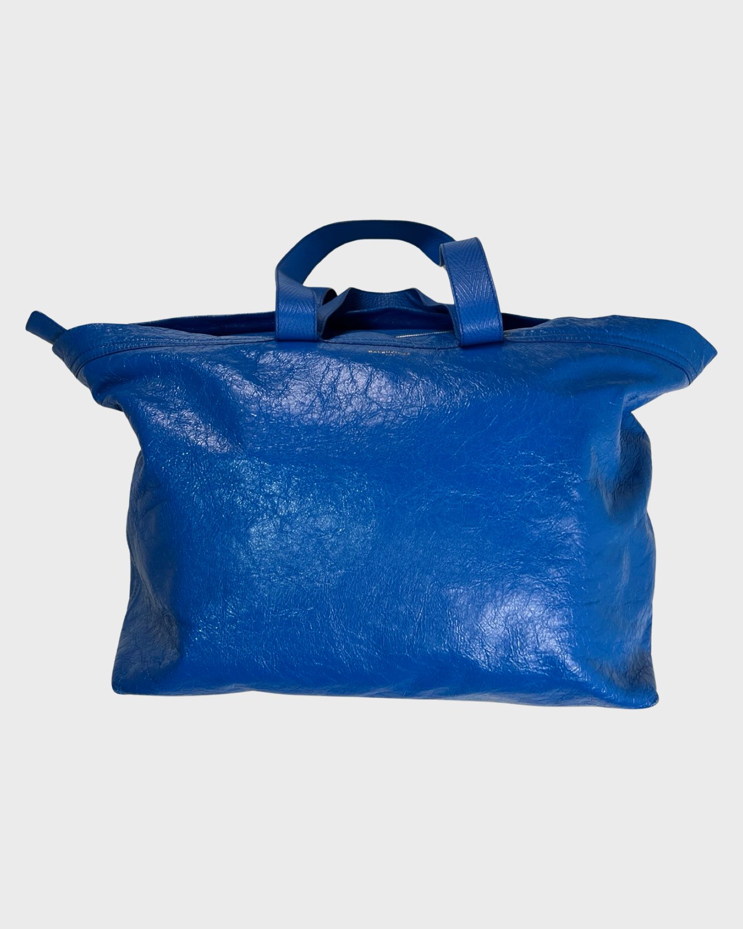 Balenciaga SS17 IKEA large runway tote Bag Blue SZ:OS