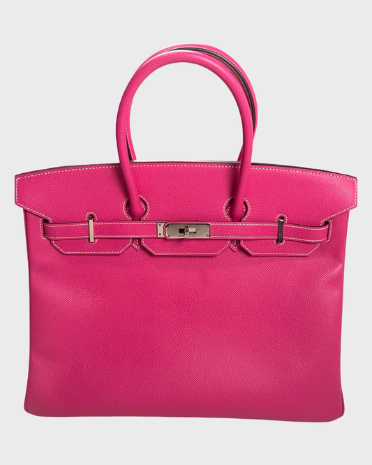Hermès Birkin 35 Bag Pink SZ:OS