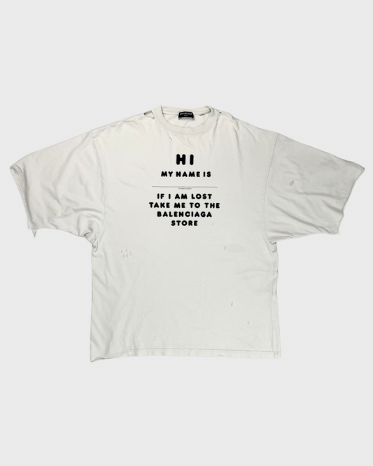 Balenciaga I am Lost shirt SZ:XS