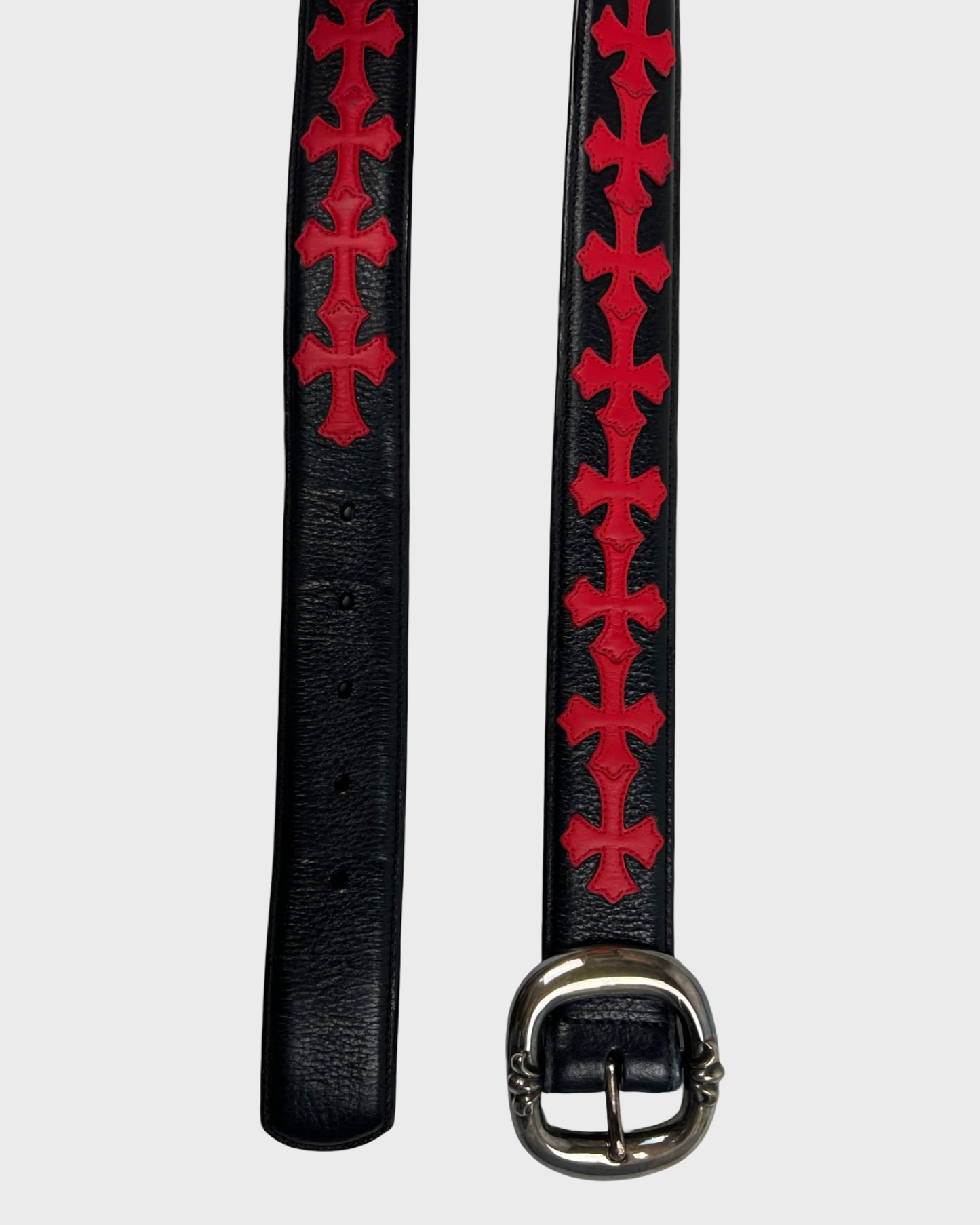 Chrome hearts red crosses Belt SZ:32