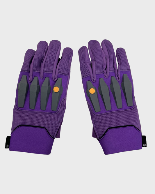 Undercover AW21 Neon Genesis Evangelion Gloves Purple SZ:OS
