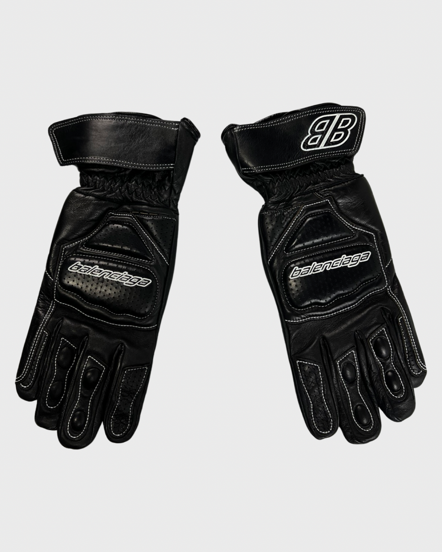 Balenciaga AW20 moto racing Gloves SZ:OS