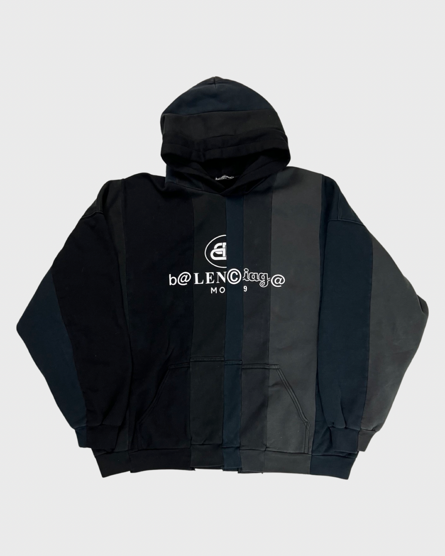 Balenciaga patchwork hoodie sale