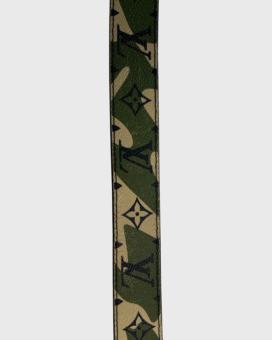 Louis Vuitton MURAKAMI Camo Belt SZ:90