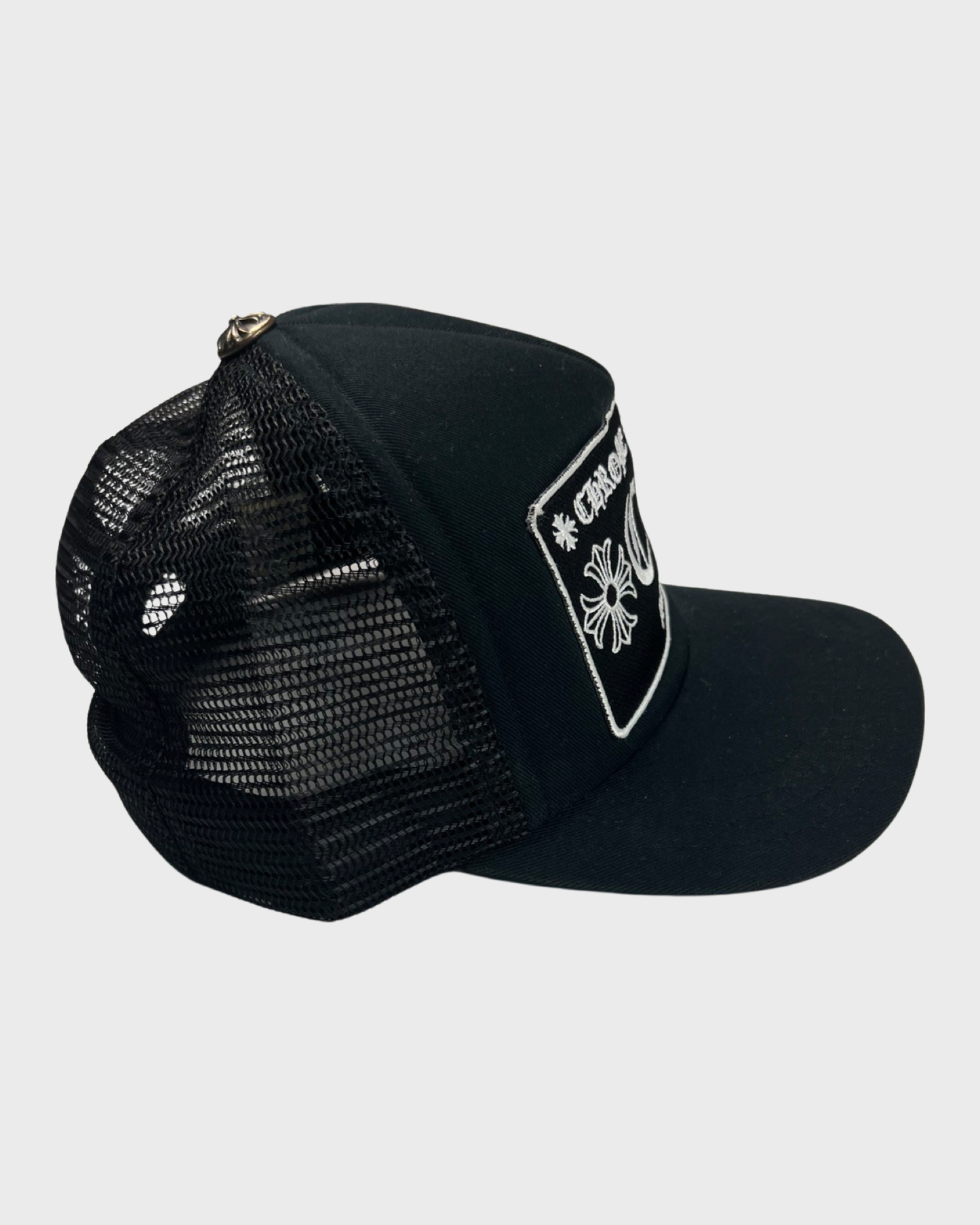 Chrome Hearts Black PARIS EXCLUSIVE Trucker cap SZ:OS