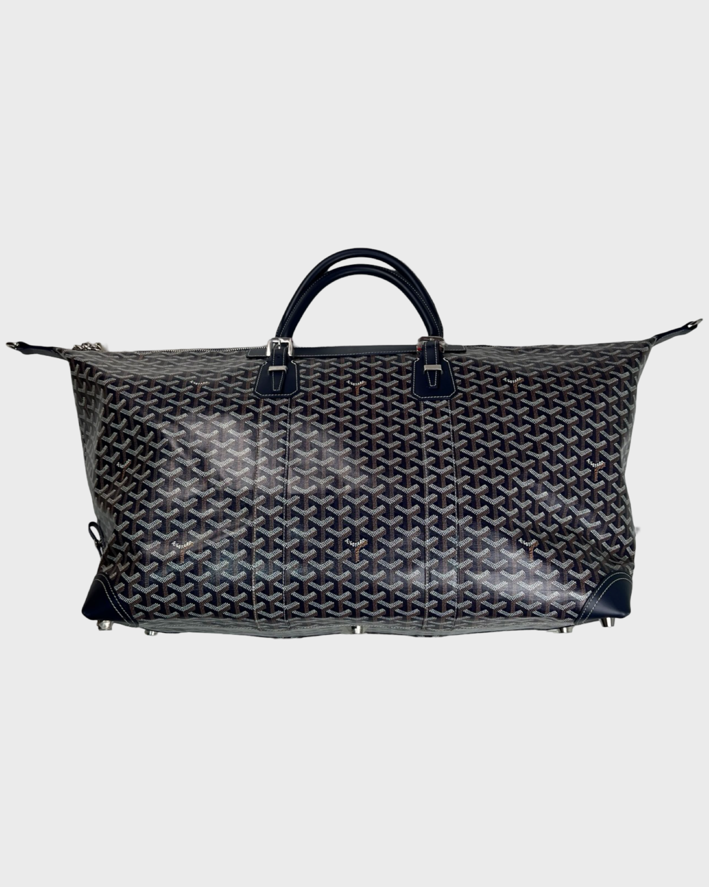 Goyard Boeing 55 Duffle Bag Navy Blue SZ:OS