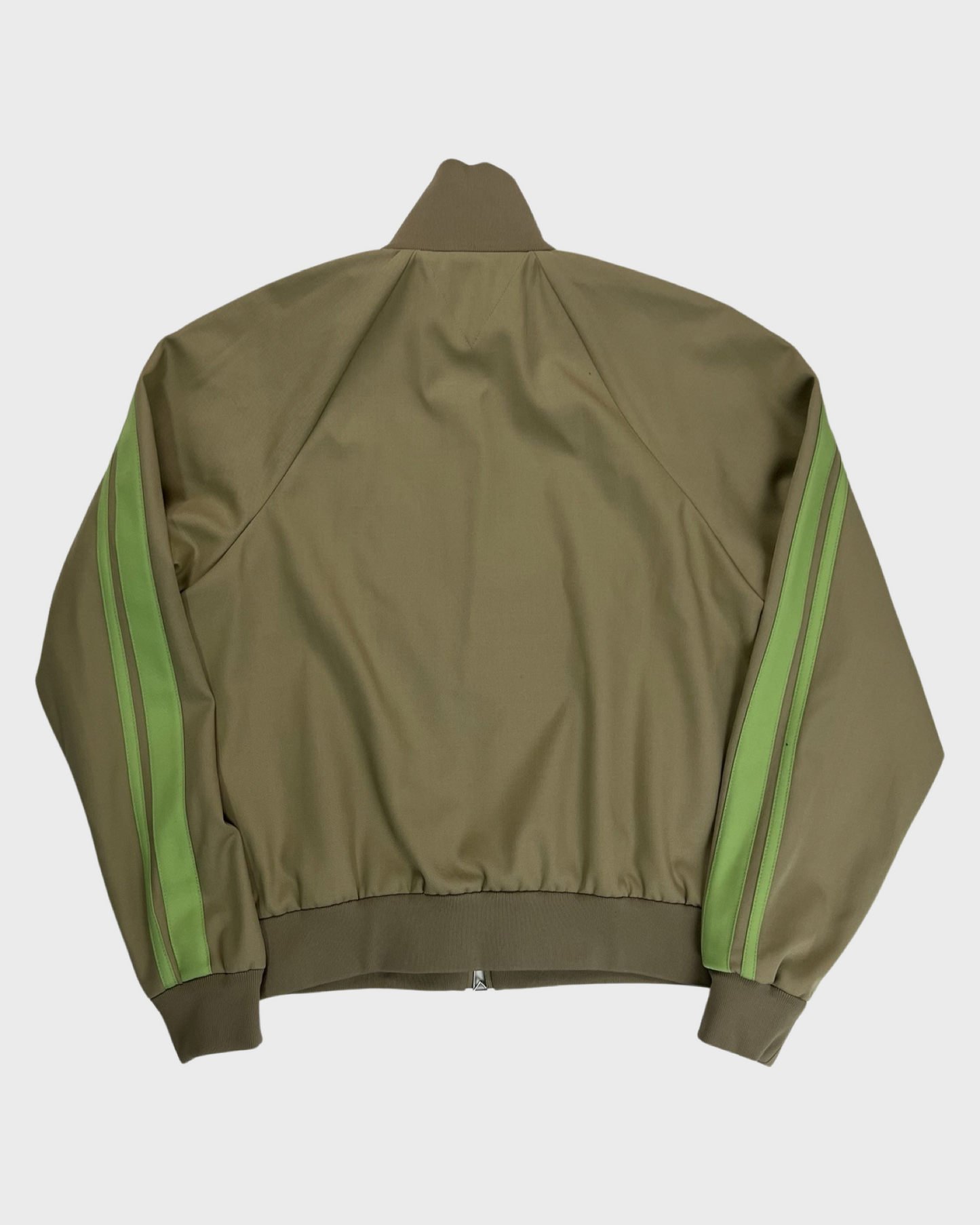 ジャケット・アウター BOTTEGA VENETA archive leaf print jacket Bottega Veneta tan & pistachio green Wool track Jacket SZ:M