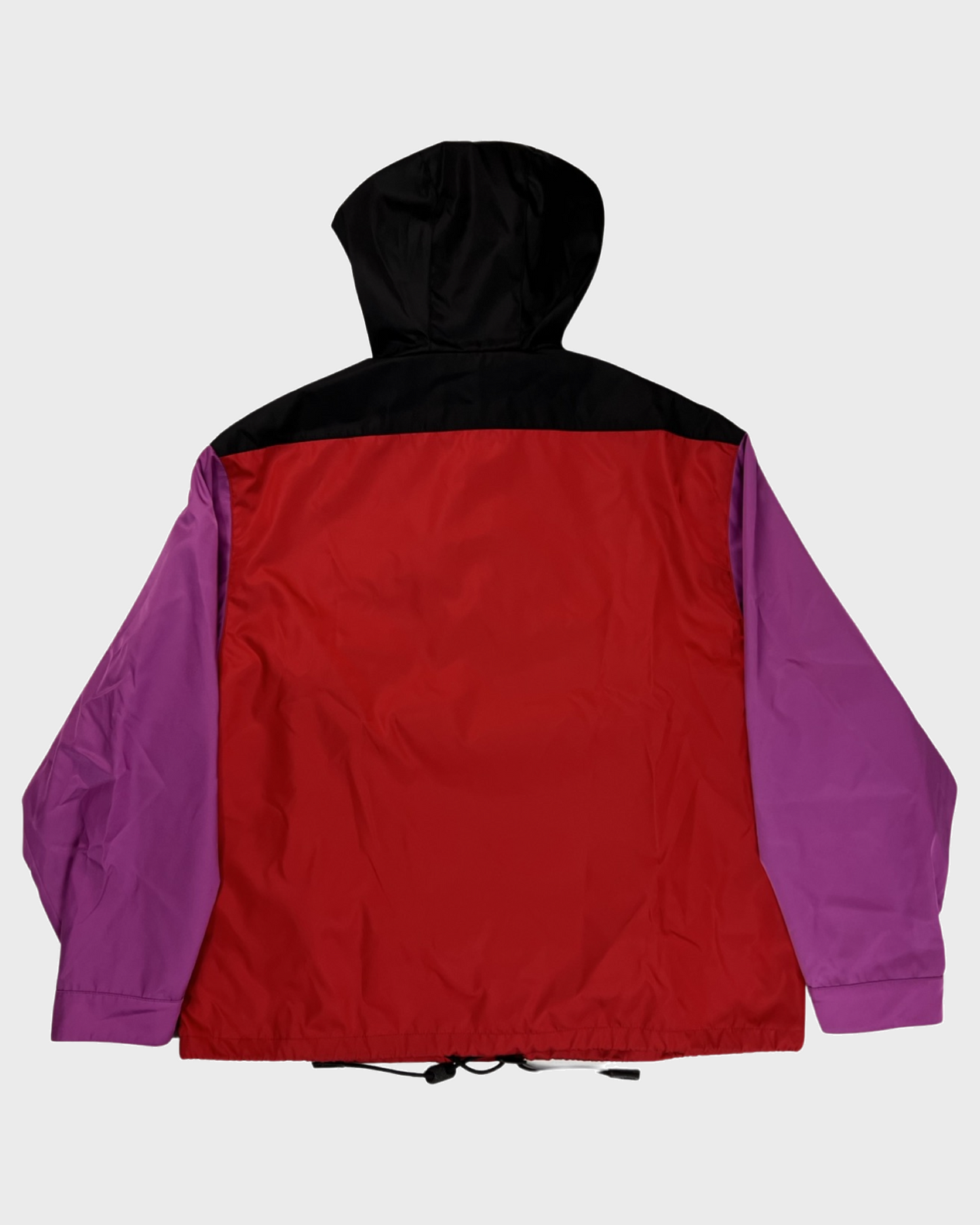 Prada large big kangaroo pocket colorblock anorak Jacket SZ:XS