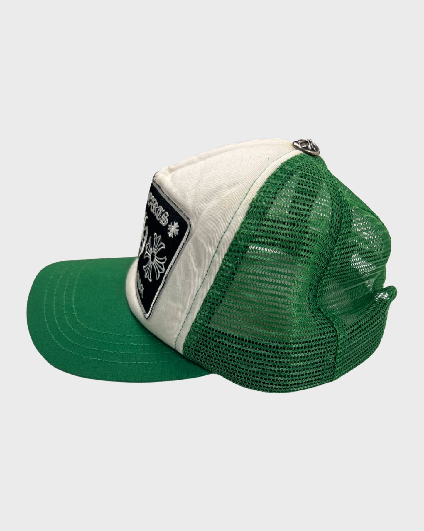 Chrome Hearts Green Trucker hat SZ:OS