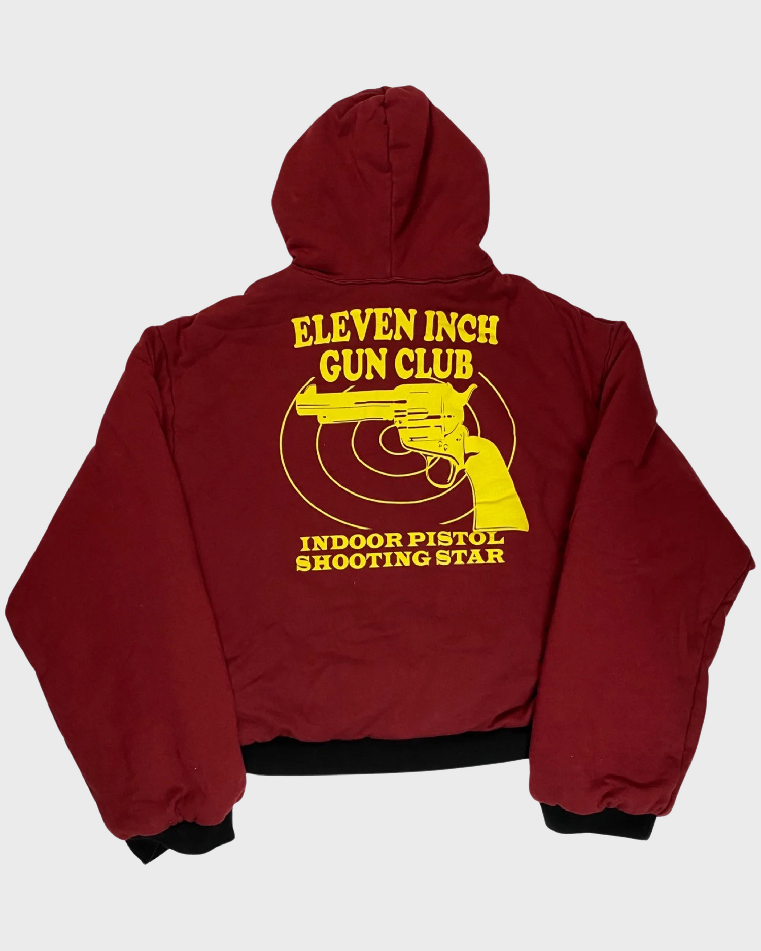VETEMENTS AW16 reversible TFD x 11 inch gun club hoodie SZ XS S Bankofgrails
