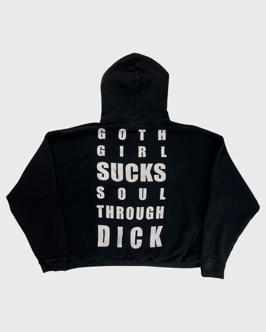 E.R.D Goth Girl Sucks D Hoodie SZ:M