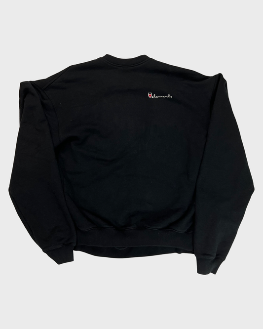 Vetements SS16 champion parody crewneck Sweater SZ:S