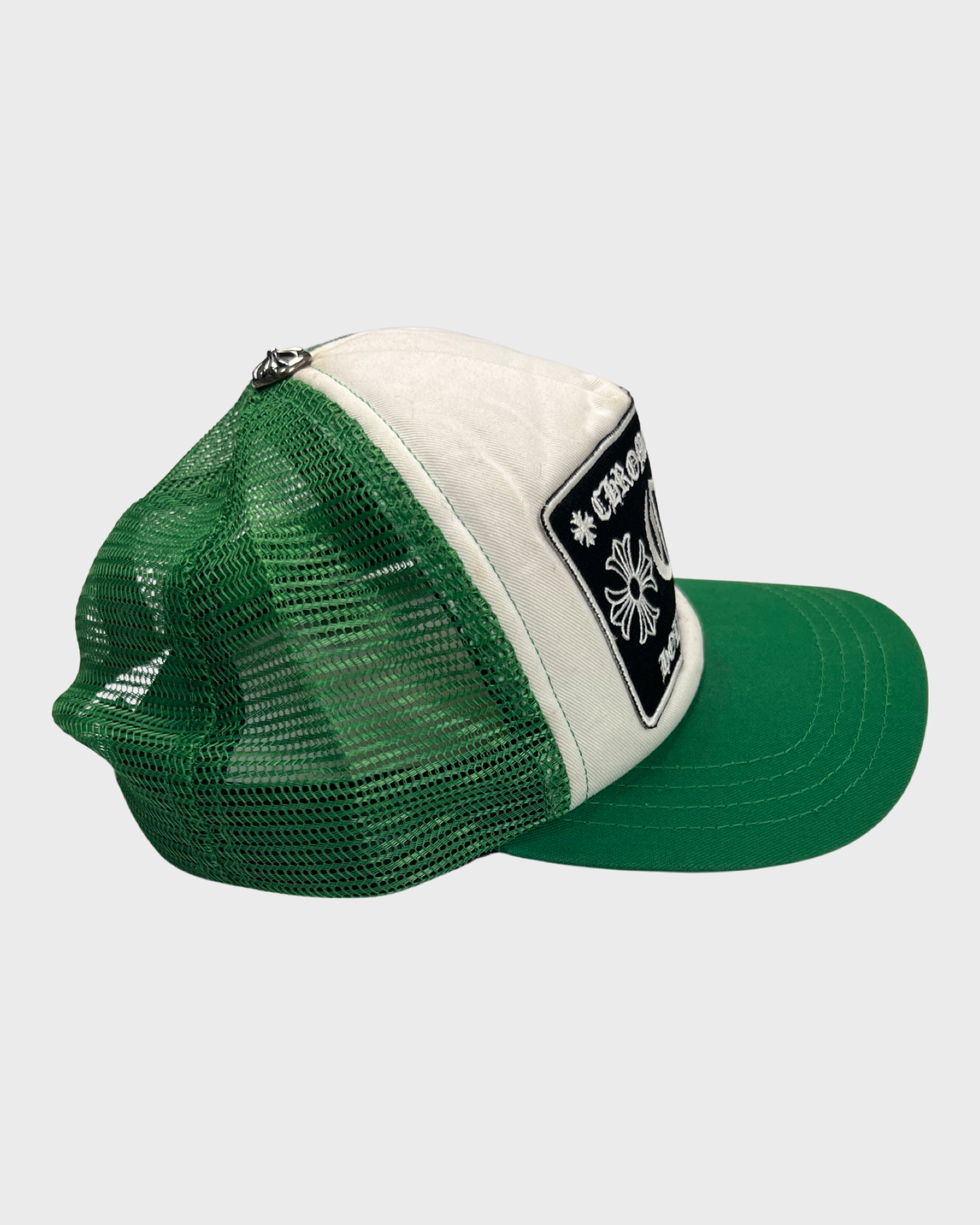 Chrome Hearts Green Trucker hat SZ:OS