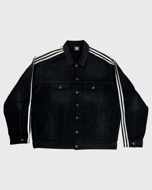 Balenciaga x Adidas denim Jacket black SZ:1