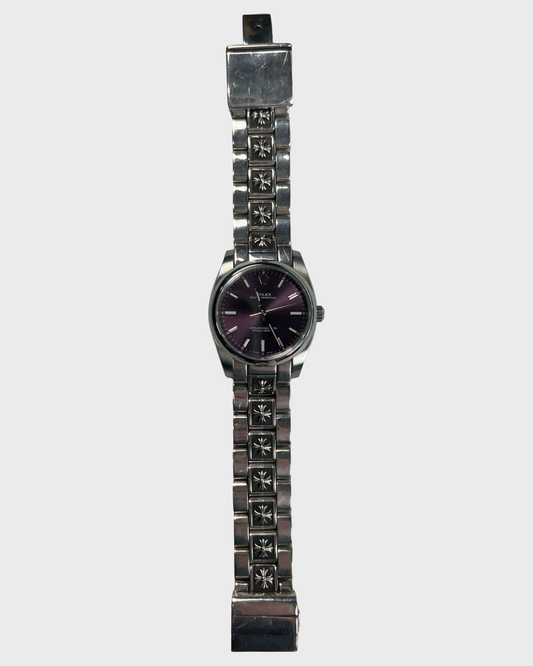 Chrome Hearts x Rolex Oyster Perpetual Purple dial SZ:OS