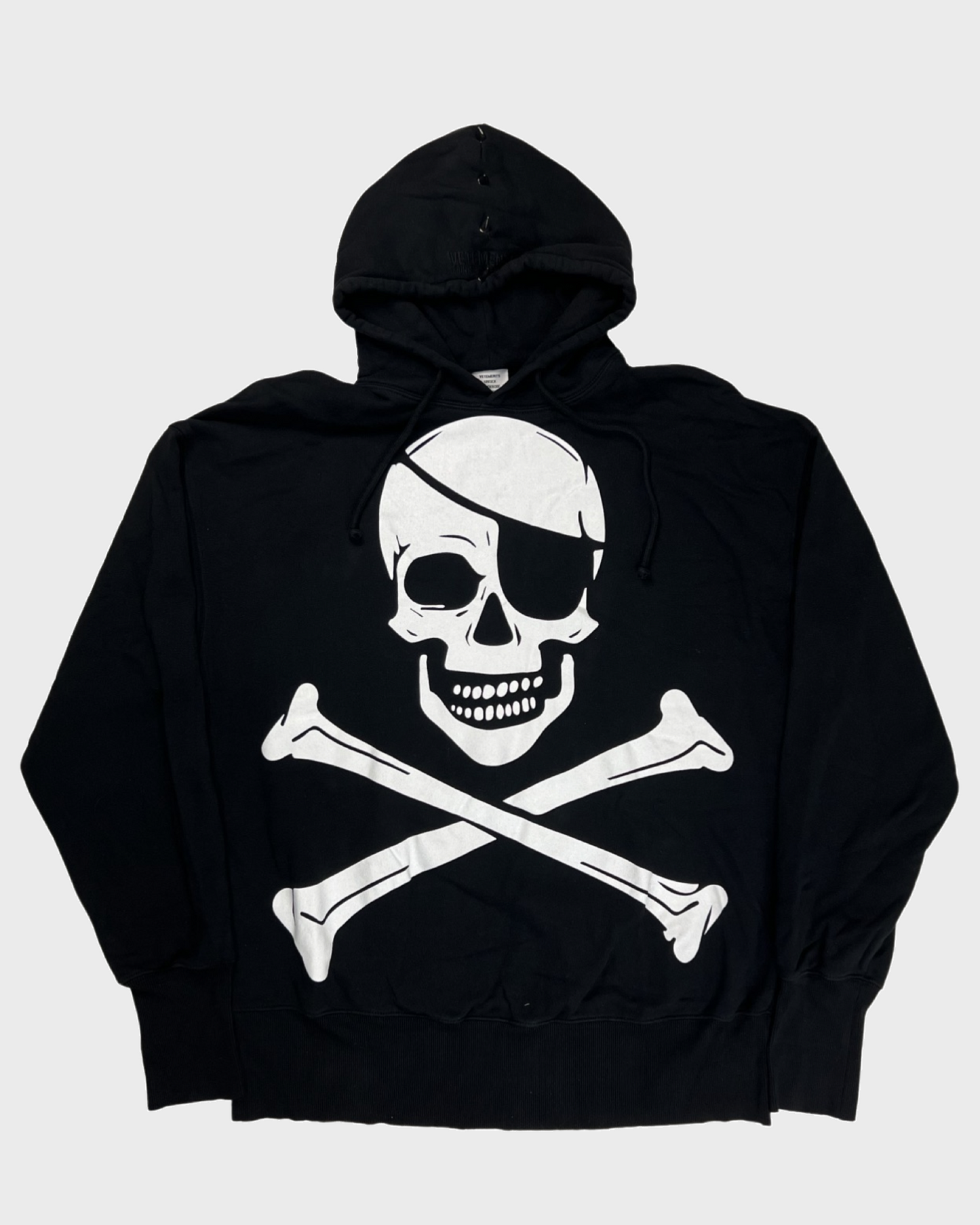 Black 6-Pack of Skulls Skeleton Hoodie - Men's