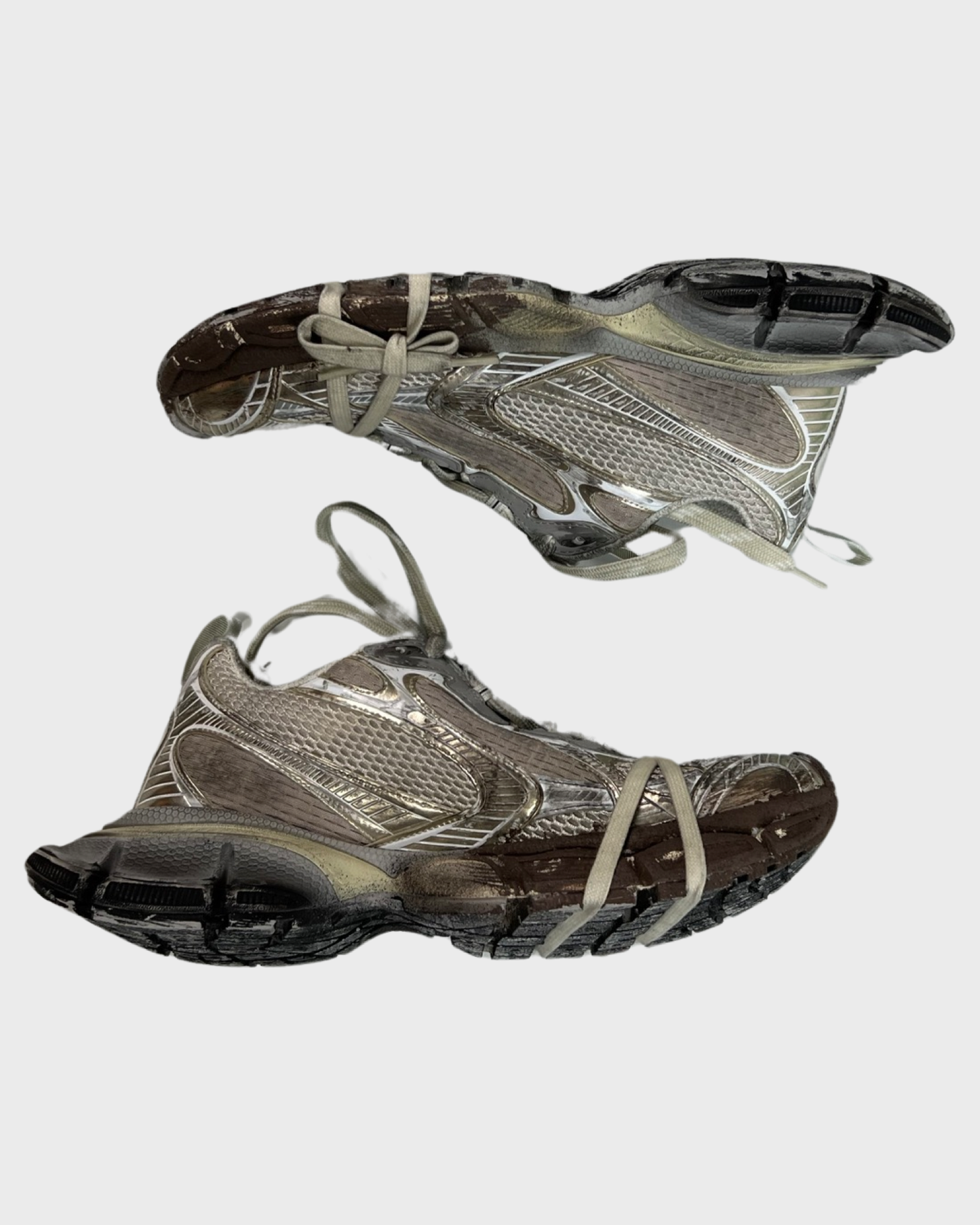 Balenciaga SS23 mudshow 3XL muddy mud dirty eggshell Sneaker SZ:42|43