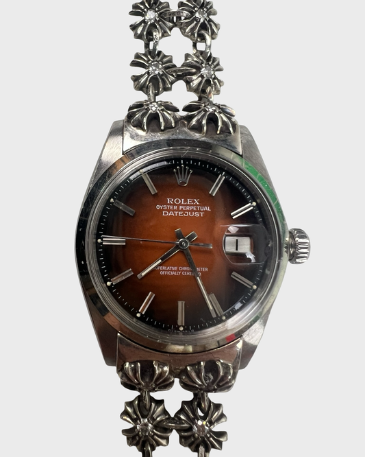 Chrome Hearts x Rolex Oyster Datejust diamonds SZ:OS