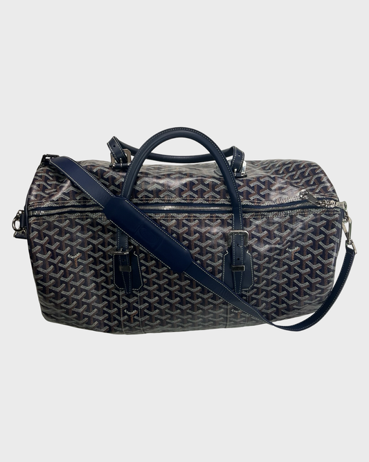 Goyard BOSTON 50 Travel Bag navy Blue SZ:OS