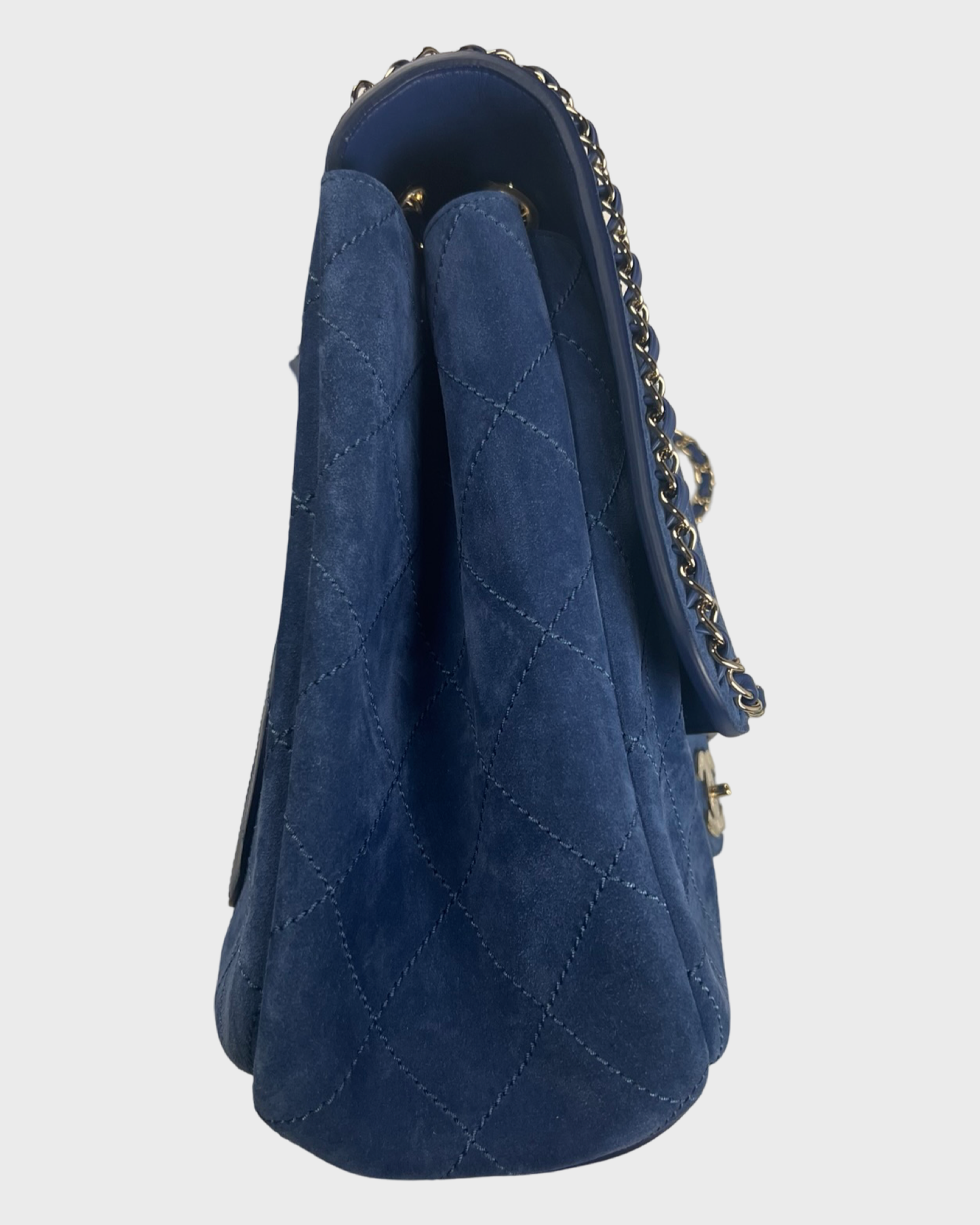 CHANEL X PHARELL XXL CF CLASSC FLAP BAG IN BLUE SZ:OS