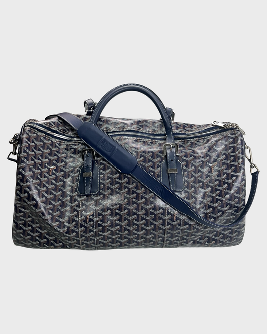 Goyard BOSTON 50 Travel Bag navy Blue SZ:OS