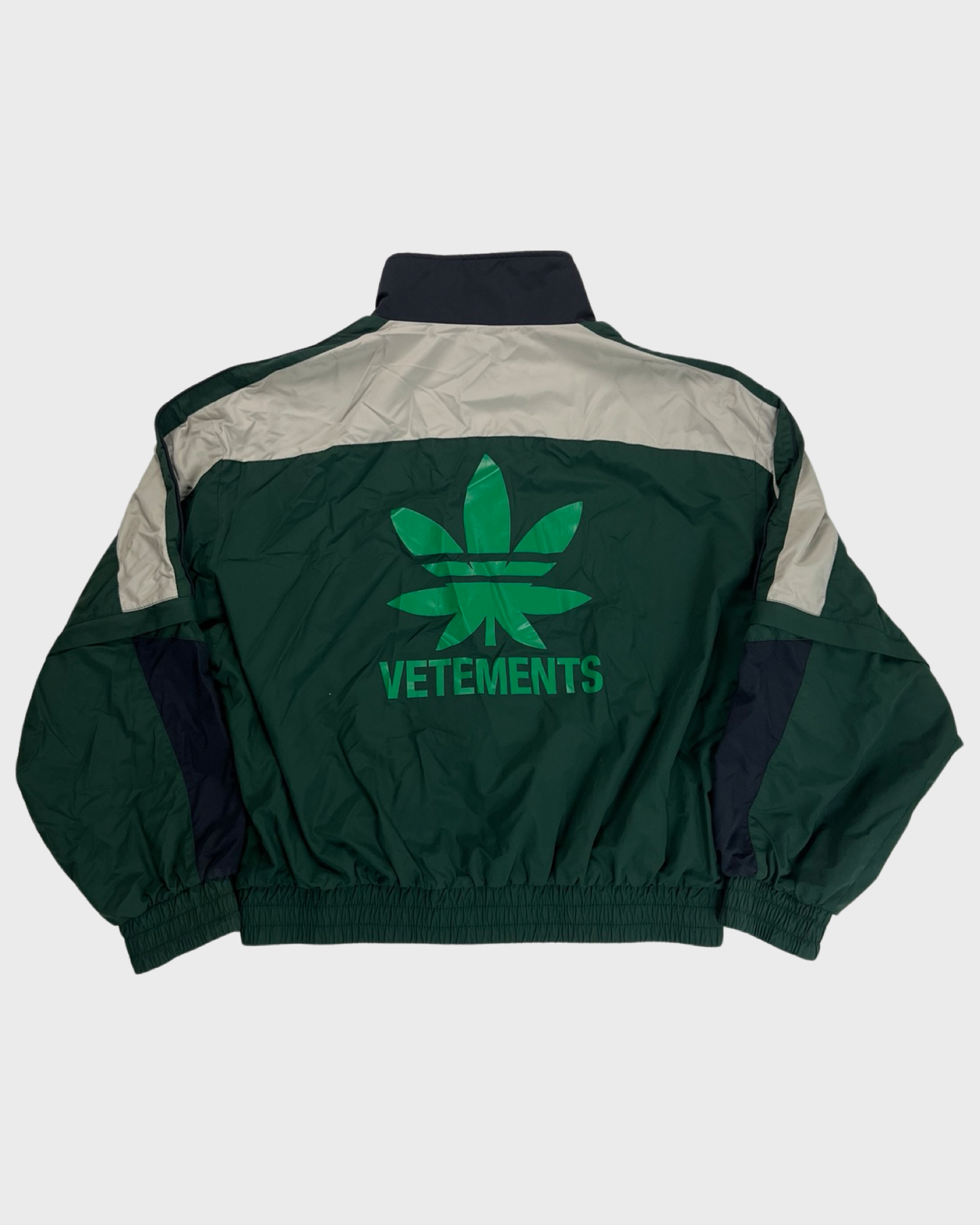 Vetements SS20 runway WEED Track zip up Jacket SZ:S