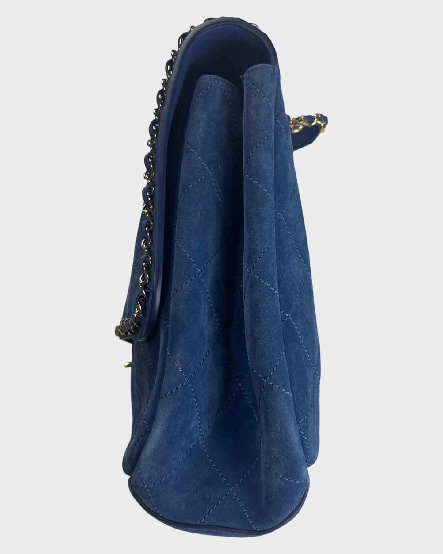 CHANEL X PHARELL XXL CF CLASSC FLAP BAG IN BLUE SZ:OS