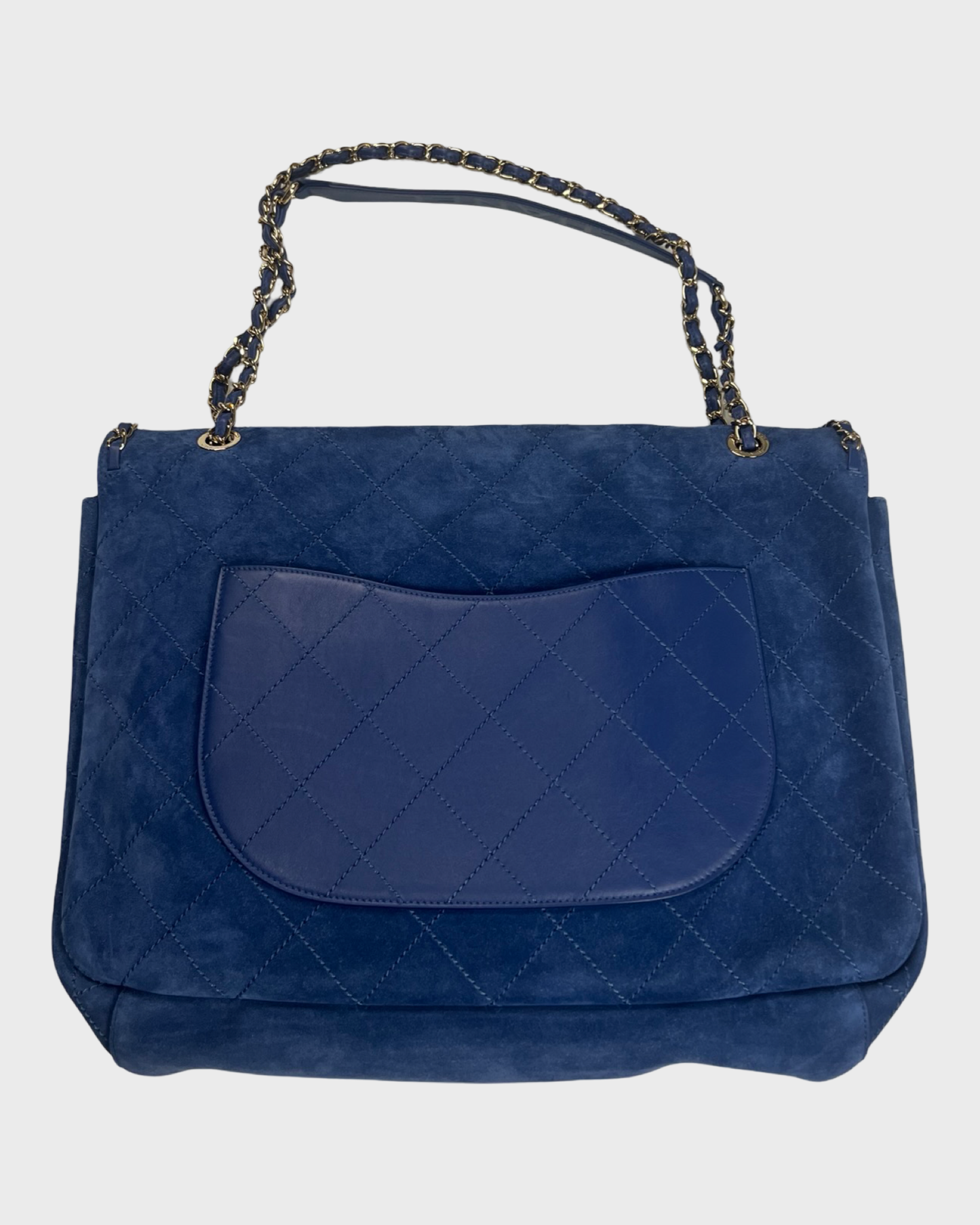 CHANEL X PHARELL XXL CF CLASSC FLAP BAG IN BLUE SZ:OS