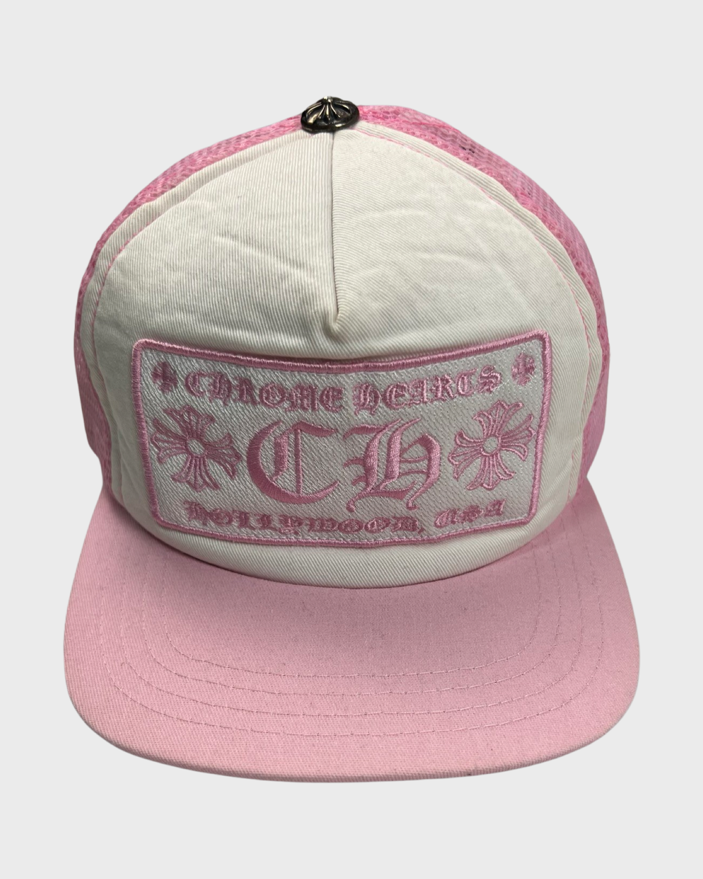 Chrome Hearts Pink Trucker Hat SZ:OS