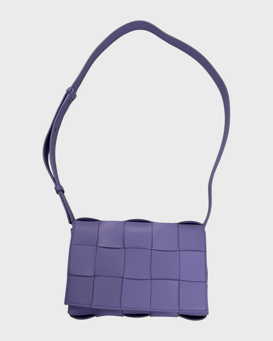 Bottega Veneta Purple cassette intrecciato Bag SZ:OS