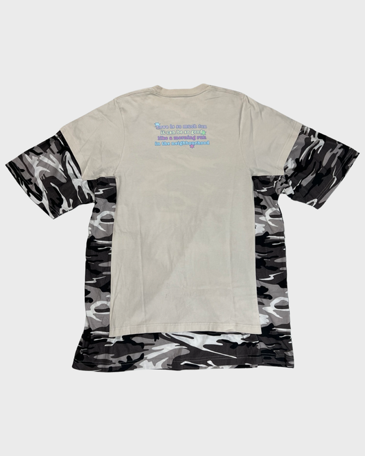 Balenciaga LOVE BEARS DUAL CAMO TEE T-Shirt SZ:S