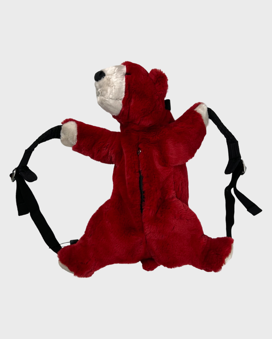 Dolce & Gabbana Red Teddy Bear Backpack SZ:OS