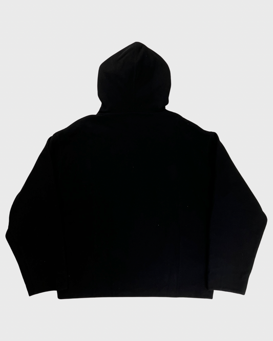 Louis Vuitton SS19 Virgil Abloh cashmere double face Hoodie black SZ:M