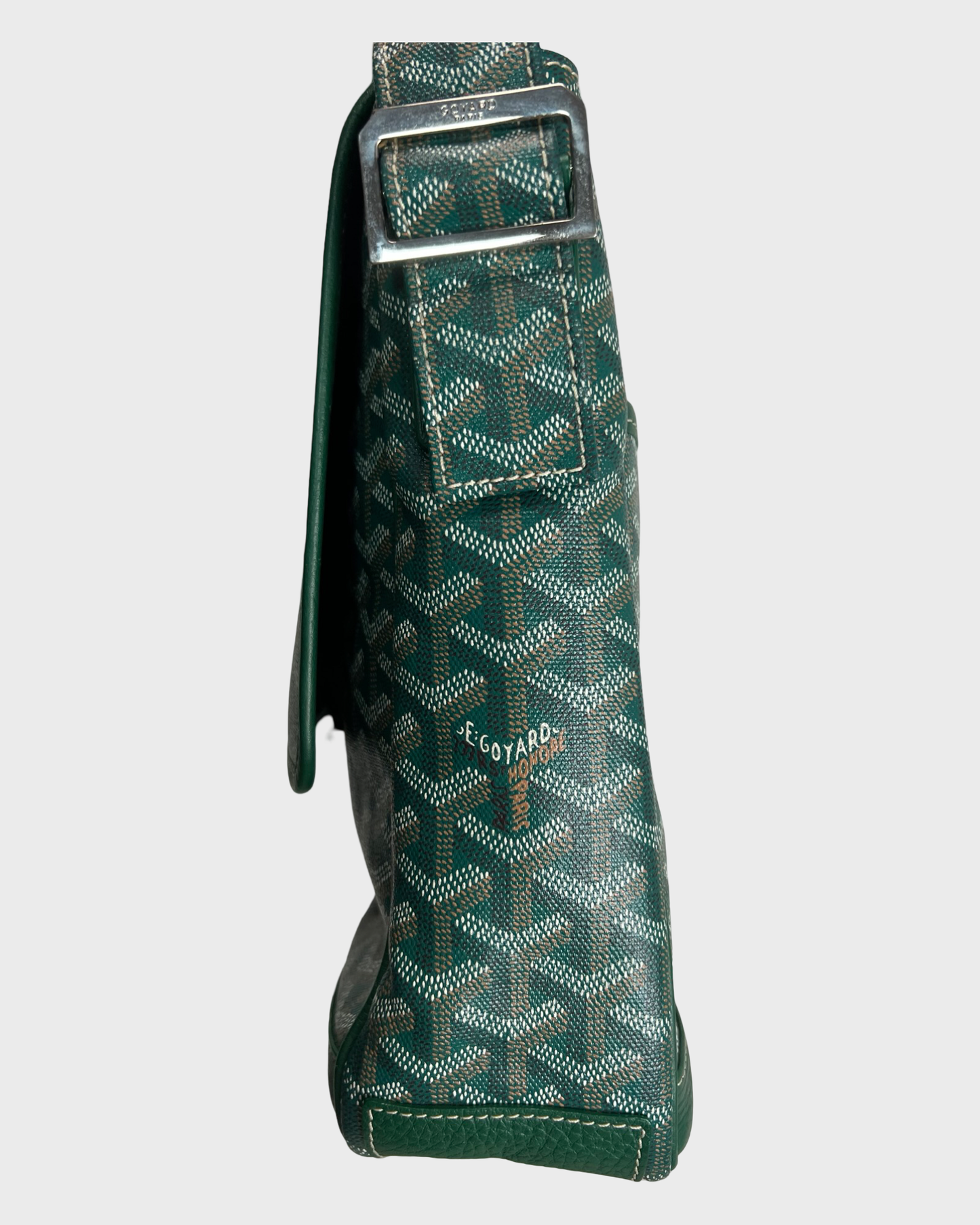 Goyard GRAND BLEU MM Messenger Bag Green SZ:OS