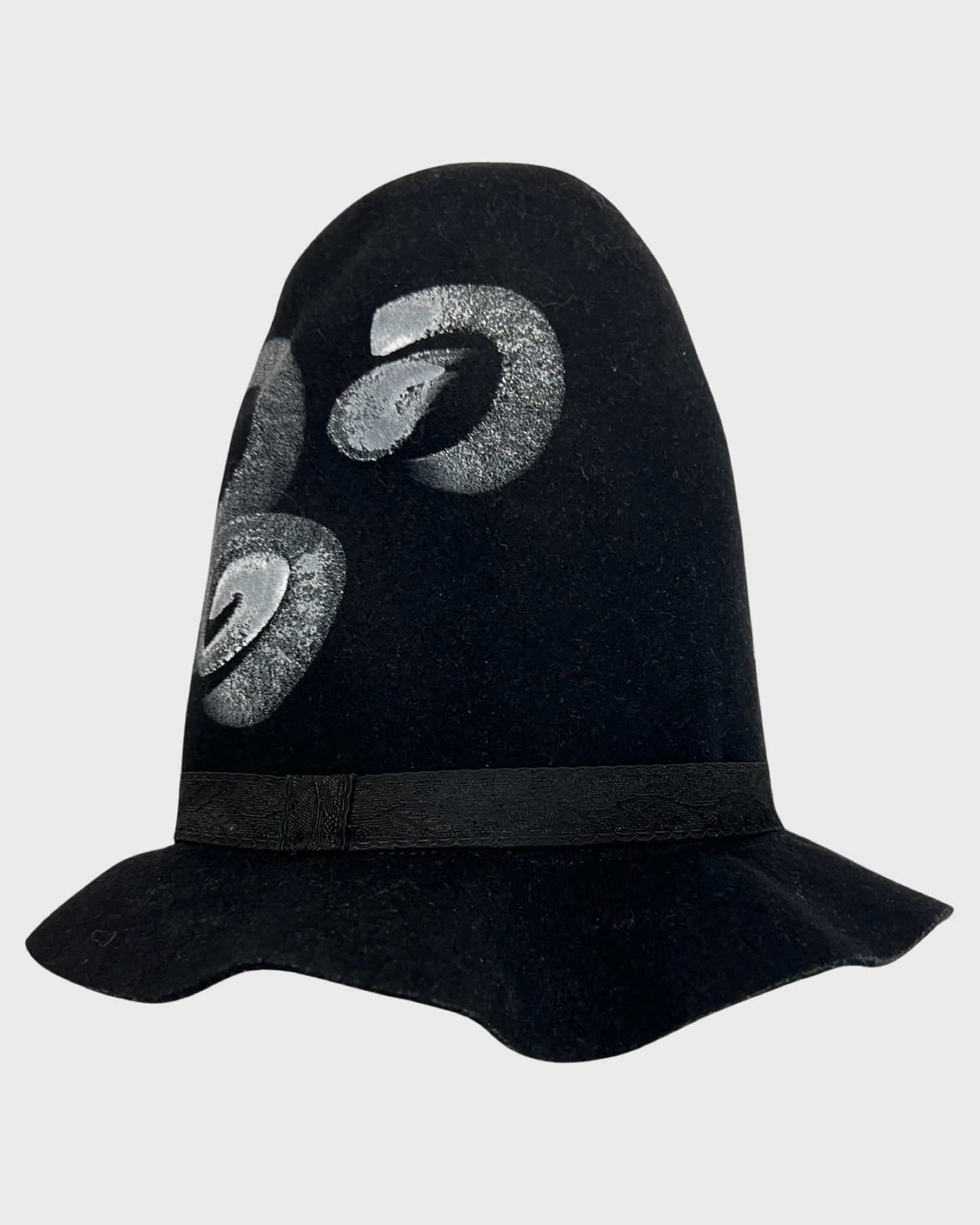 Comme de Garçons CDG AW22 runway structured swirl Hat SZ:OS