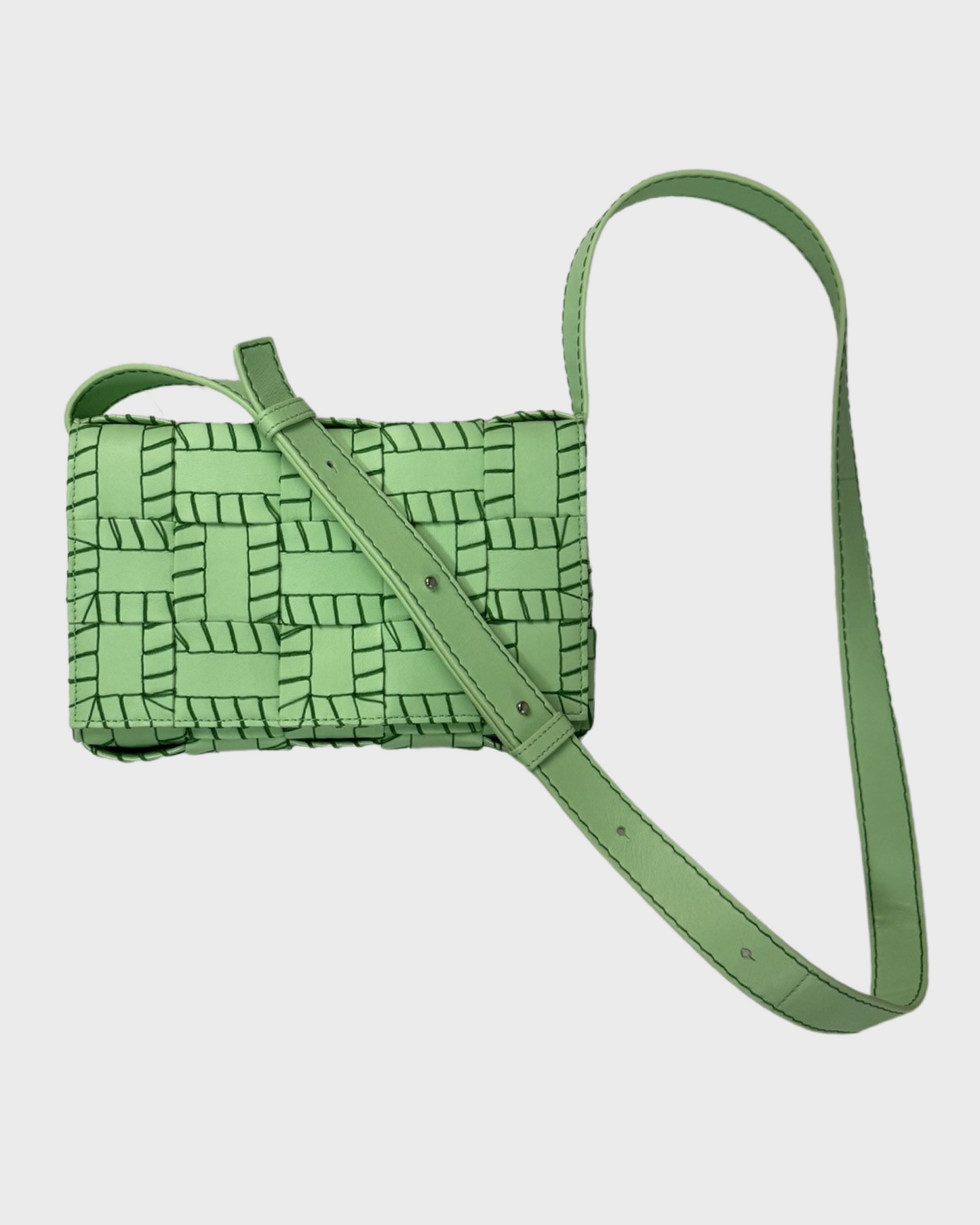 Bottega Veneta Green wasabi cassette intrecciato Bag SZ:OS