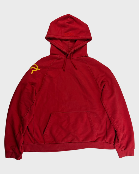 Vetements 1/50 SV Moscow exclusive Communist Hoodie SZ:M